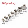 Ne se décolore pas 100 pièces/lot Clous d'oreilles vierges en acier inoxydable Adaptés pour supports de cabochon et camée de 12 mm Accessoires de fabrication de bijoux DIY Fournitures