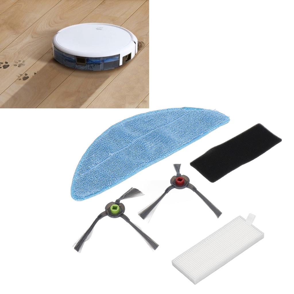 Robot Clner Rag Filter Set Replacble Reusable Robot Clner Side Brush Set for   K600  00 K680