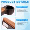 Fastened with 2Pcs magnets to prevent falling off or rattles