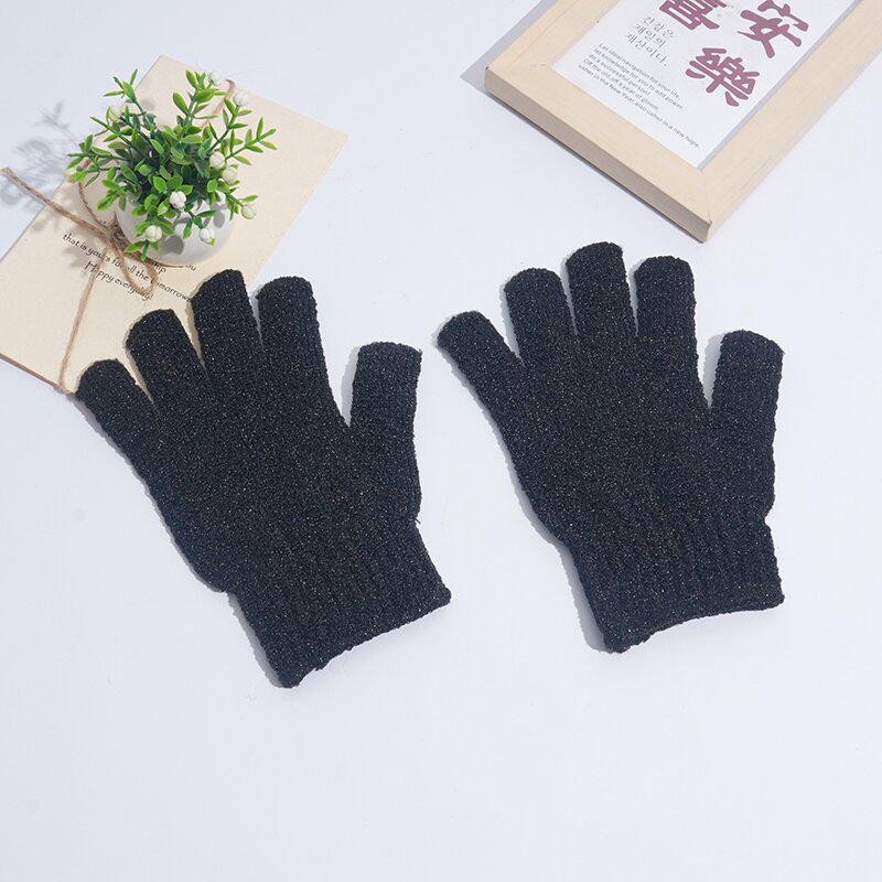 Exfoliating Five-Finger Bath Mitt & Back Scraper