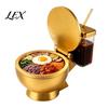 Creative Office Lunch Container Toilet Shaped Ramen Bowl Set, Built-in Drink Cup And Straw Portable Snack Design, Novelty Food Bowl, for Instant