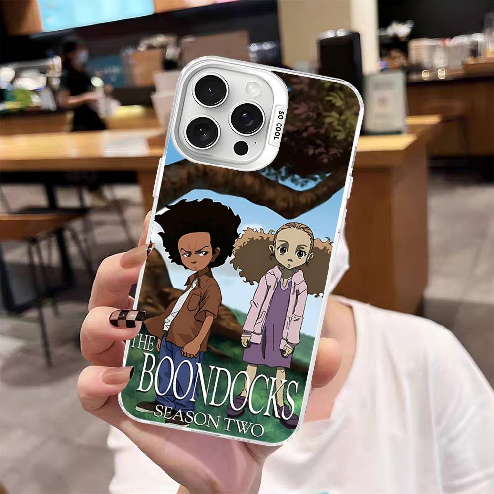 Cartoon The Boondocks Phone Cases For IPhone 17 16 15 14 13 12 11 Plus Pro Max Pro Color Matte Cover