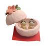 Craftsman House Hina Lidded Total Each Dolls, Ornaments, Length 3.5cm