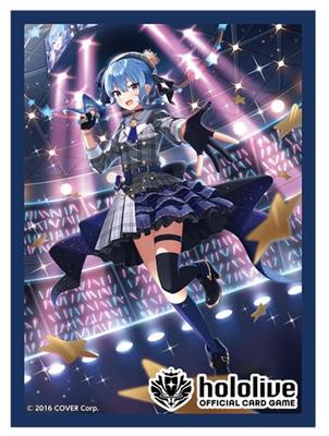 Hololive Official Card Game Sleeves Suisei Hoshimachi Blue Polyethylene Terephthalate Sleeves Vol.2 (55 Sleeves) (PET)