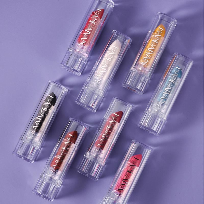 8 Pieces Halloween Series Lipstick DIY Makeup Matte Lasting Sexy Candy Color Waterproof Not Easy To Stick Cup Color Horror Makeup