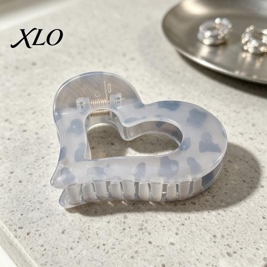 Tägliches Pendeln Haarzubehör Herz-/Sternform-Klammerclips für Damen, Rutschfester Clip Damen Accessoires Styling Und Lässige Outfits Transluzent