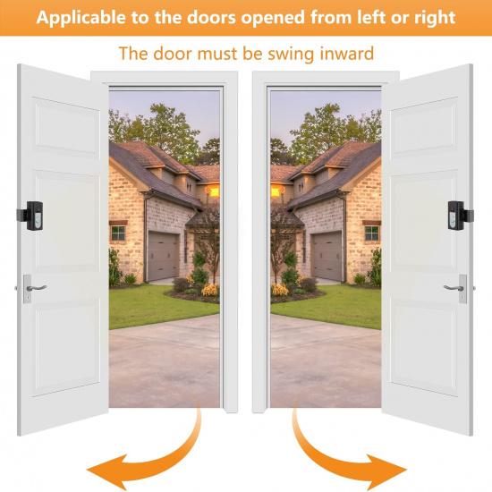 QIBOX Anti-Theft Video Doorbell Mount Compatible with Ring/Blink Wireless Video Doorbell 4/3/3 Plus/2/1/(2020 Release), Adjustable No-Drill Mounting