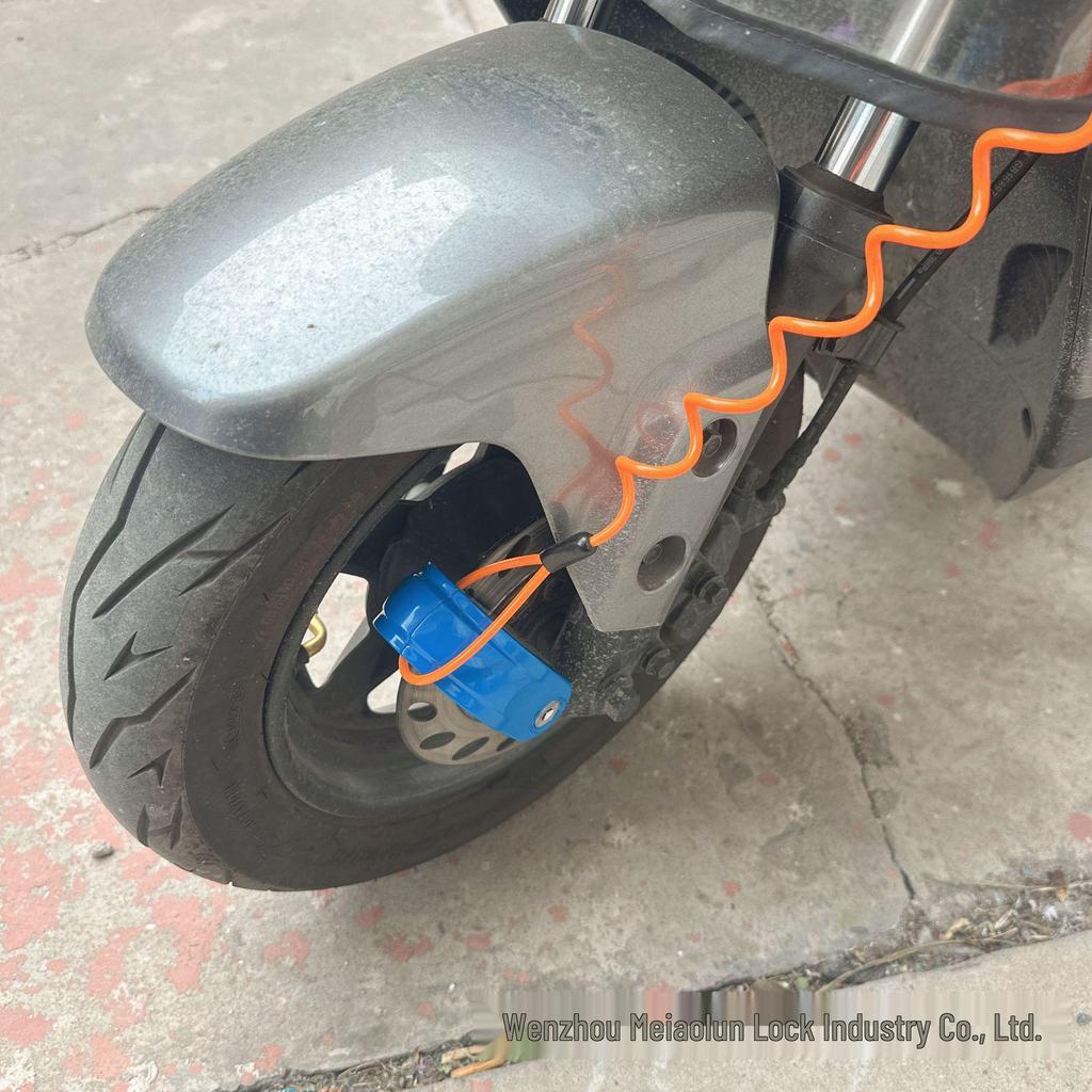 Cerradura de Disco de Freno Antirrobo Recargable para Bicicletas y Patinetes Eléctricos - Modelo Nuevo