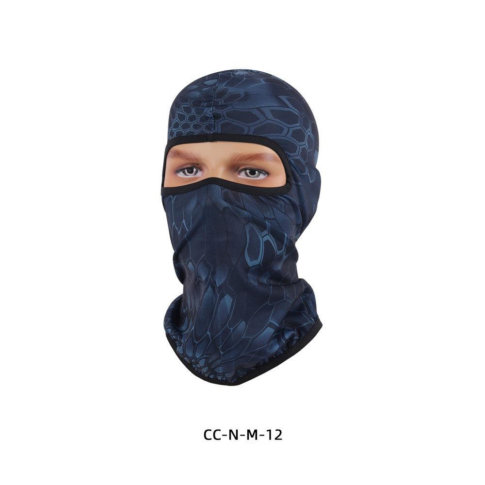 Balaclava Motorcycle Face Mask Moto Helmet Bandana Hood Ski Neck Full Face Mask Men's Biker Mask Windproof Dustproof Face Shield