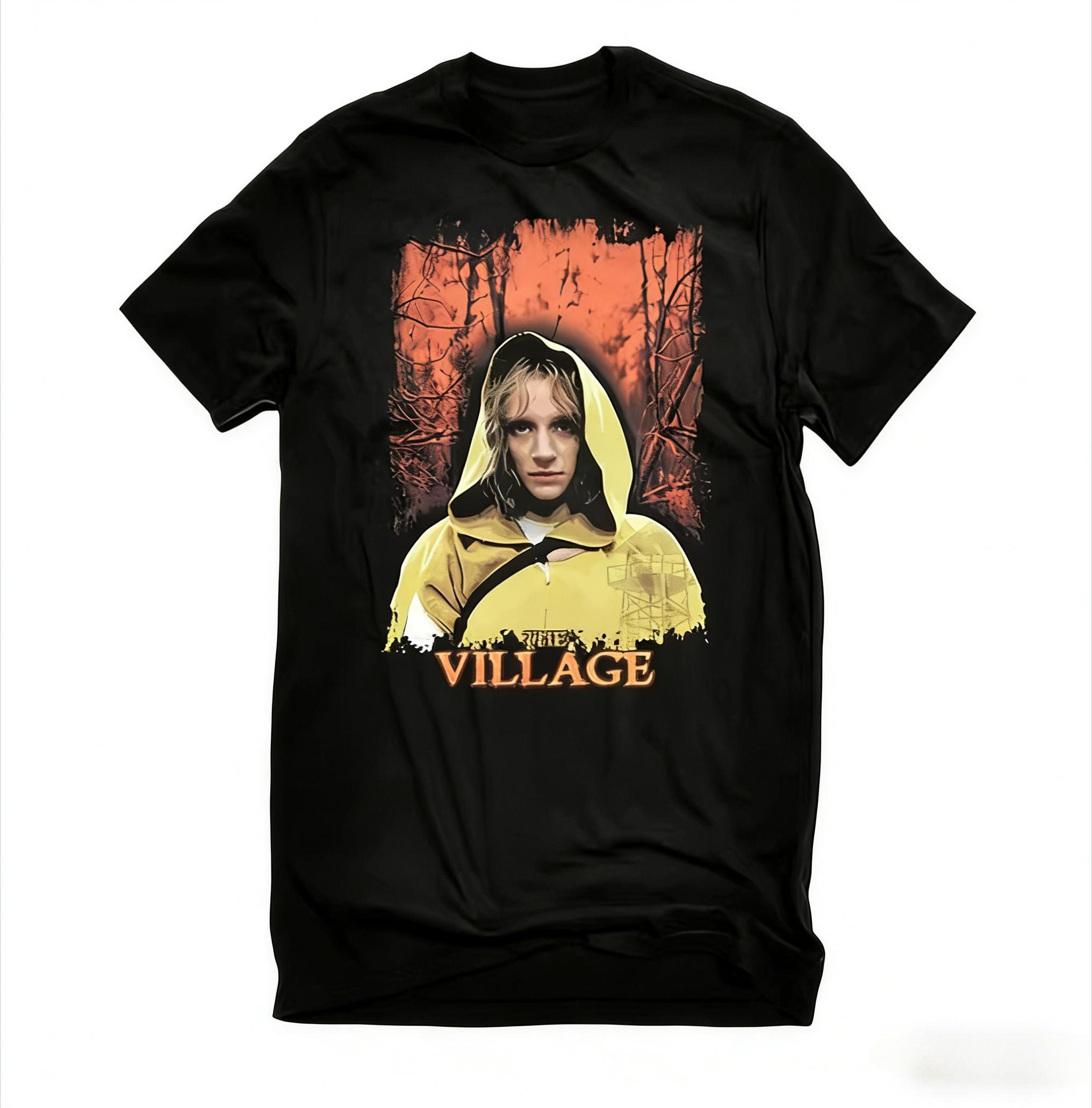 

THE VILLAGE This Village, Demon Forest, Alice, Horror Movie, Dark Short-Sleeved Pure Cotton Men s and Women s T-Shirt - Men s... S разноцветный