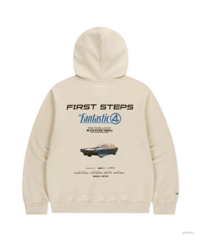 Sunlovetour [The Fantastic Four] Zip Up Hoodie Oatmeal