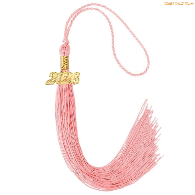 K1AE Class of 2026 Graduation Tassels Ornament With Year Charm For Academic Gowns Caps Bachelor Robe Graduation Ceremonies
