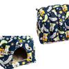 Bird Warm Nest House Winter Plush Sleeping Bed for Small Medium Birds