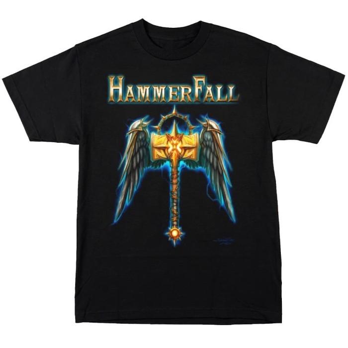 Hammerfall Band Hammer Shirt Black Classic Unisex Size S-5XL 2B0021 S