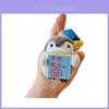 Chaveiro de Pelúcia Pinguim de Energia Positiva Com Chapéu e Decoração de Caderno Para Decoração de Bolsa