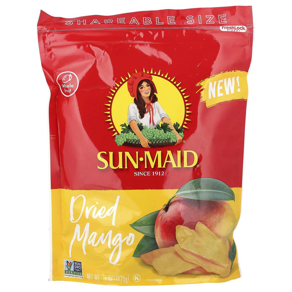 Sun-Maid, Dried Mango, 425g (15oz)