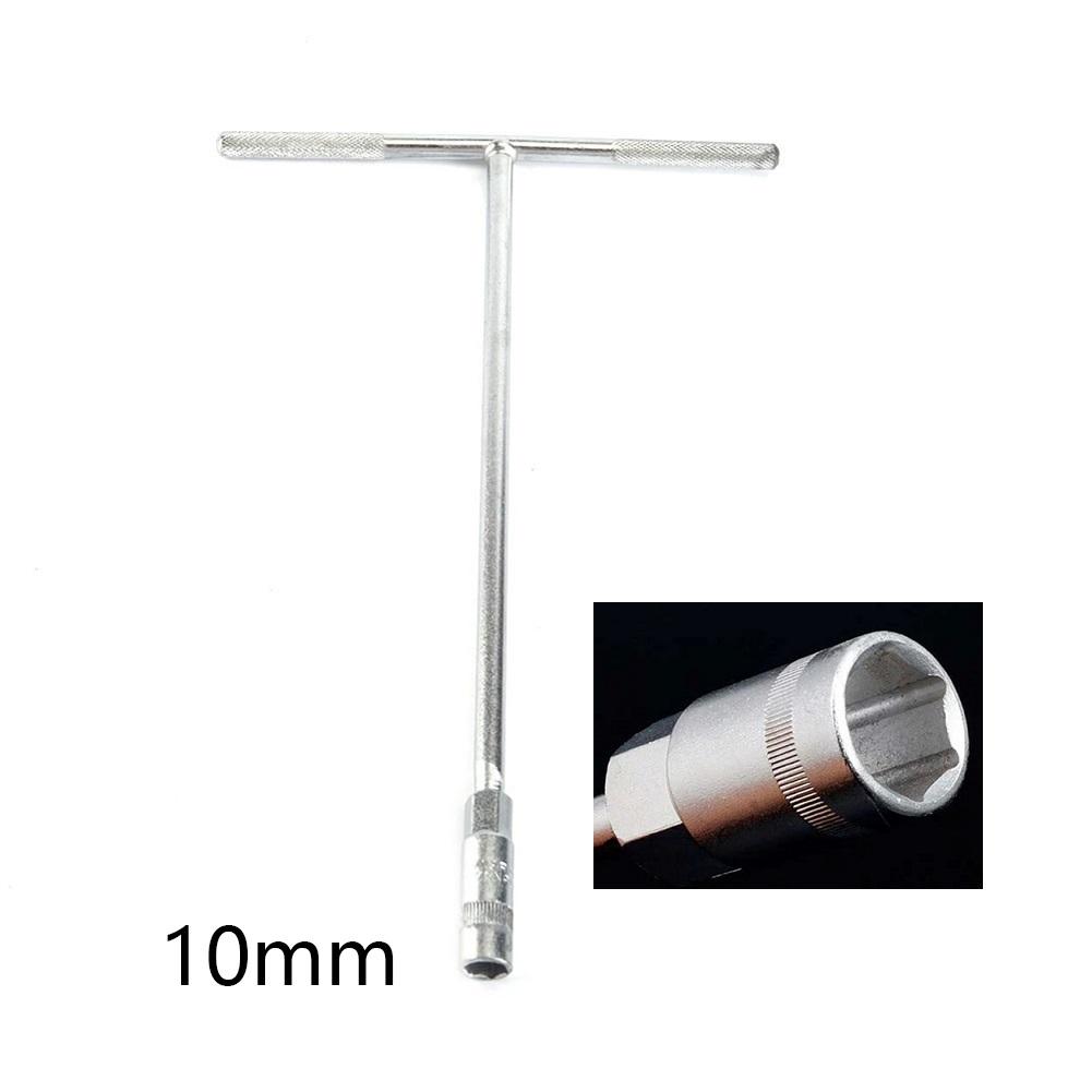 1 Stück T-Griff-Steckschlüsselschlüssel 8 Größen 6-19 mm Metrisch T-Griff-Schlüssel Sechskant Multifunktional Manuell Abnehmbar Reparatur Handwerkzeug
