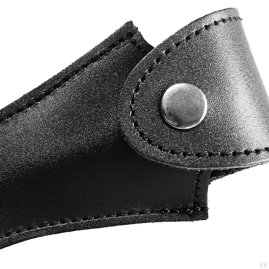 Mouthpiece Pouch Carrying Bag Shock Absorbing PU Pocket Buckle Closure Portable Saxophone