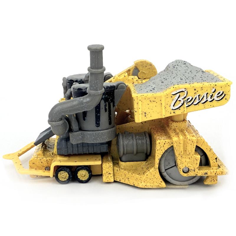 Disney Pixar Cars 1:55 Scale Diecast Metal Toy Car - Bessie the Road Roller, Alloy Model Vehicle for Kids & Collectors Gift