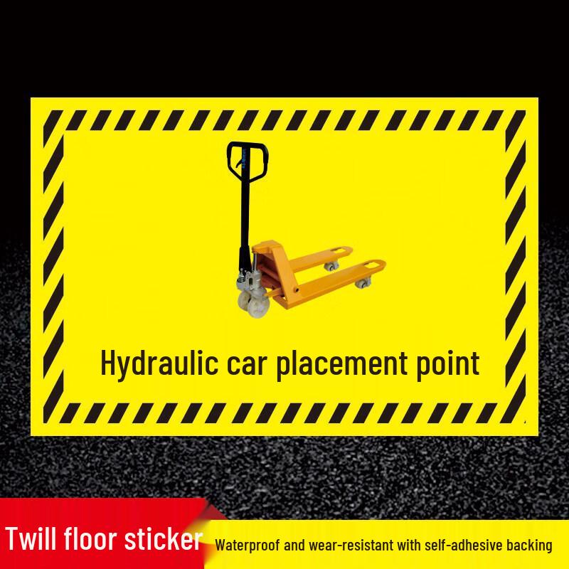 

Industrial Twill Floor Marking Sticker