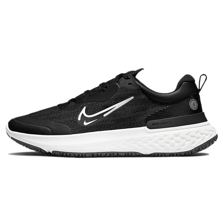 Nike React Miler 2 Shield 'Black White' (Unisex) Black / Off Noir / Light Smoke Grey / Platinum Tint Running Shoes DC4064 001
