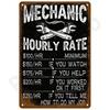 Tin Sign  Angry Wolf Head Sculpture Vintage Durable Metal Plaque Wall Decor Home Bar Garage Man Cave Wall Art