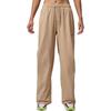 Solid Color Lace-Up Mid-Rise Woven Casual Pants Women Bottoms HQ8893-244