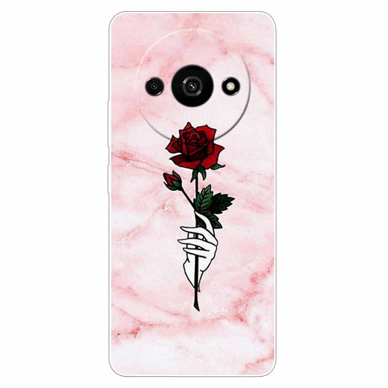 Clear Silicone Cover For Xiaomi Poco C61 Case Owl Lion TPU Printed Cover for Xiaomi Poco C61 C 61 Cases Luxury PocoC61 Phone Bag