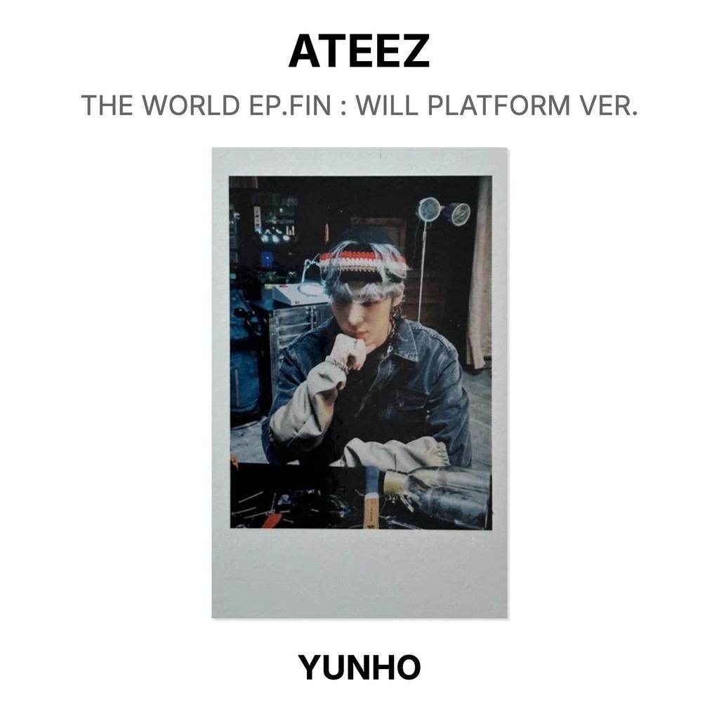 ATEEZ THE WORLD EP.FIN : WILL PLATFORM VER. Official Photocard