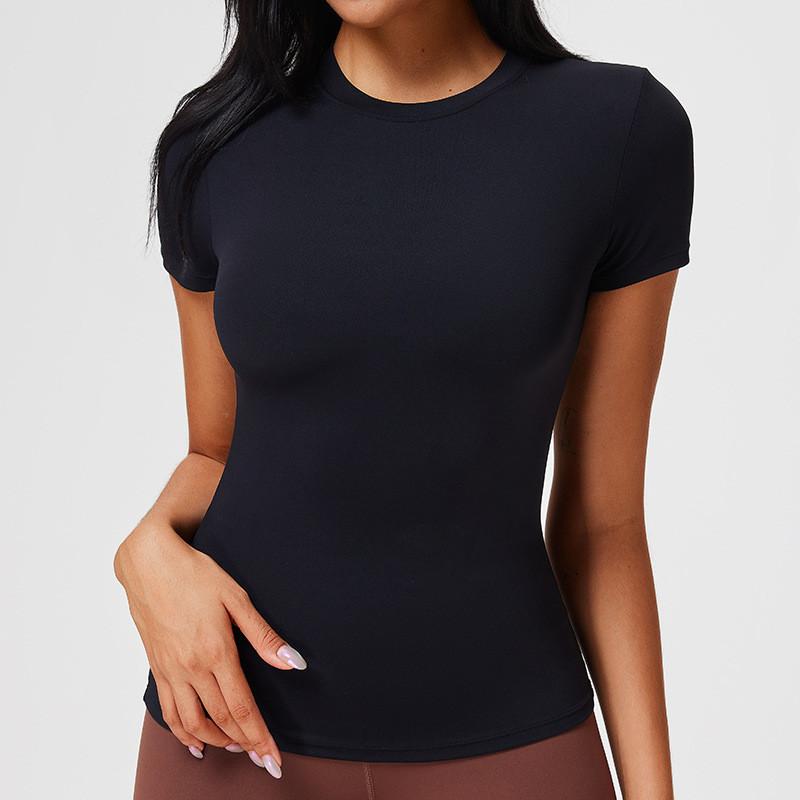 Womens Summer Yoga T Shirt With Breathable Fabric For Running And Fitness Practice