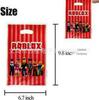 Roblox Party Supplies: Virtual World Game Decorations - Plates, Cups, Hats, Napkins, Banner