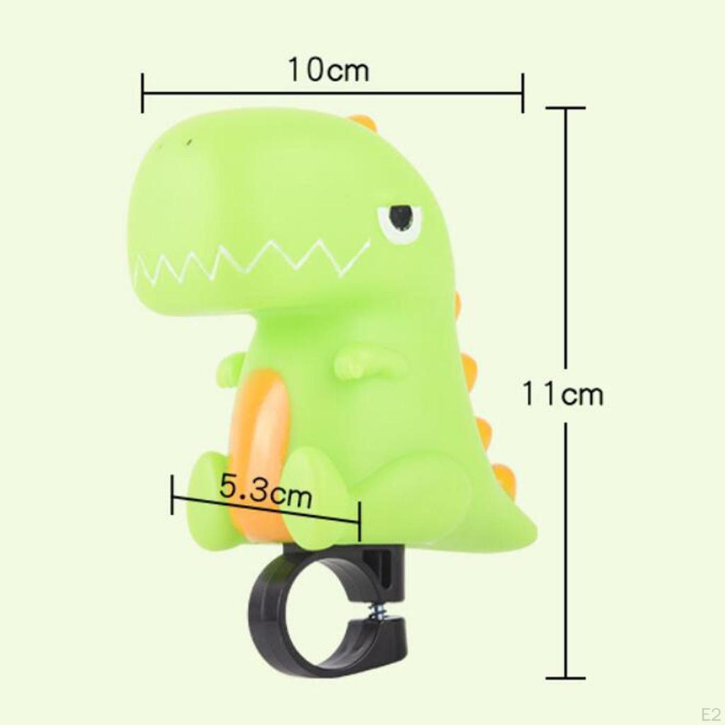 Grön Dinosaurie Cykelklocka Liten Cykel för Barn Väg Mountain