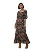 [Grace Continental] Vintage Flower Print Dress