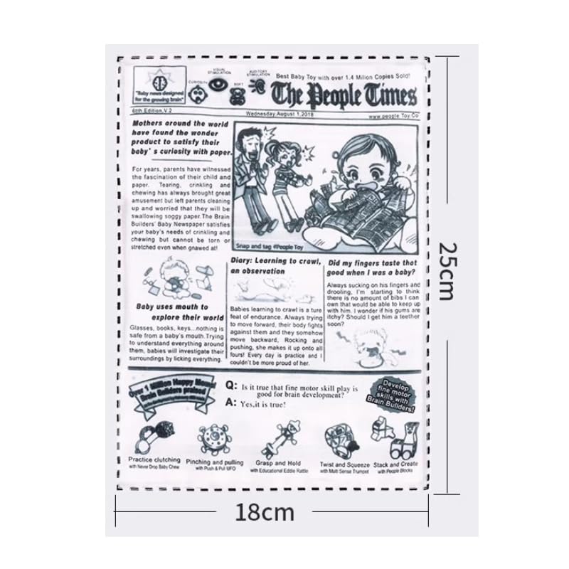 HOOWDAMY Dog Chew Newspaper Toy for Educational Stress Chewing Suitable for Dogs Toy, Toy, Dogs, Toy, Relief, Durable, Resistant, Clean, Toothpaste,