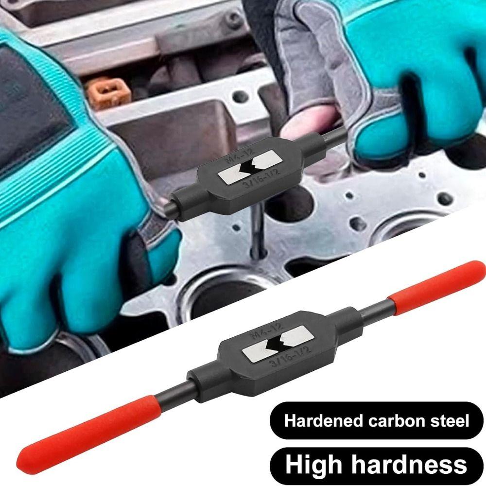 Carbon Steel Tap Handle Tool M1-M10 Tap Reamer Tool Professional Tap Wrench  Thread Cutting