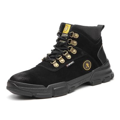Anti-Smash Men Sneakers Steel Toe Safety Boots Men Hiking Boots Anti-Piercing Working Shoes Men Safety Shoes Indestructible Safety Boots