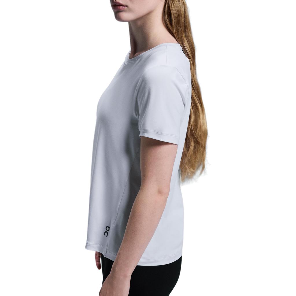 On Movement T 2024 Autumn Winter Fitness Training Series Fashi Logo Round Neck Short Sleeve Women Tops White 1WE30380069