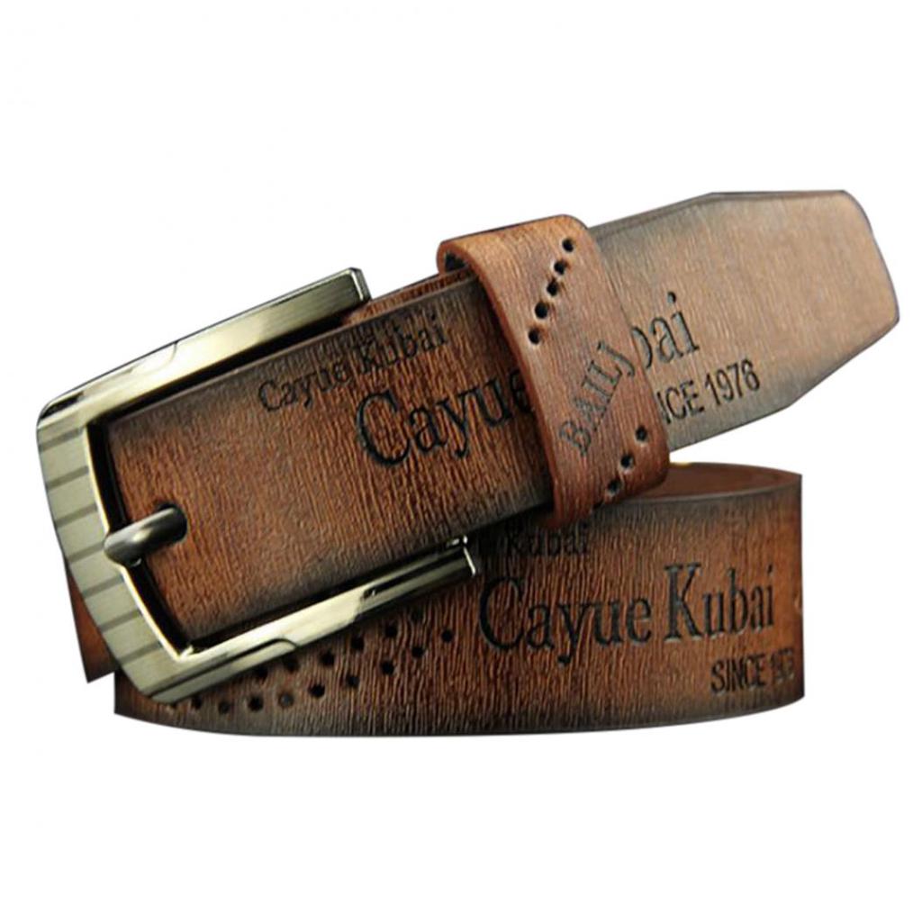 Fashion Men Casual Retro Leather Vintage Classic Jean Pin Buckle Belts