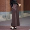 Demana Pleated Wide-Leg Casual Pants