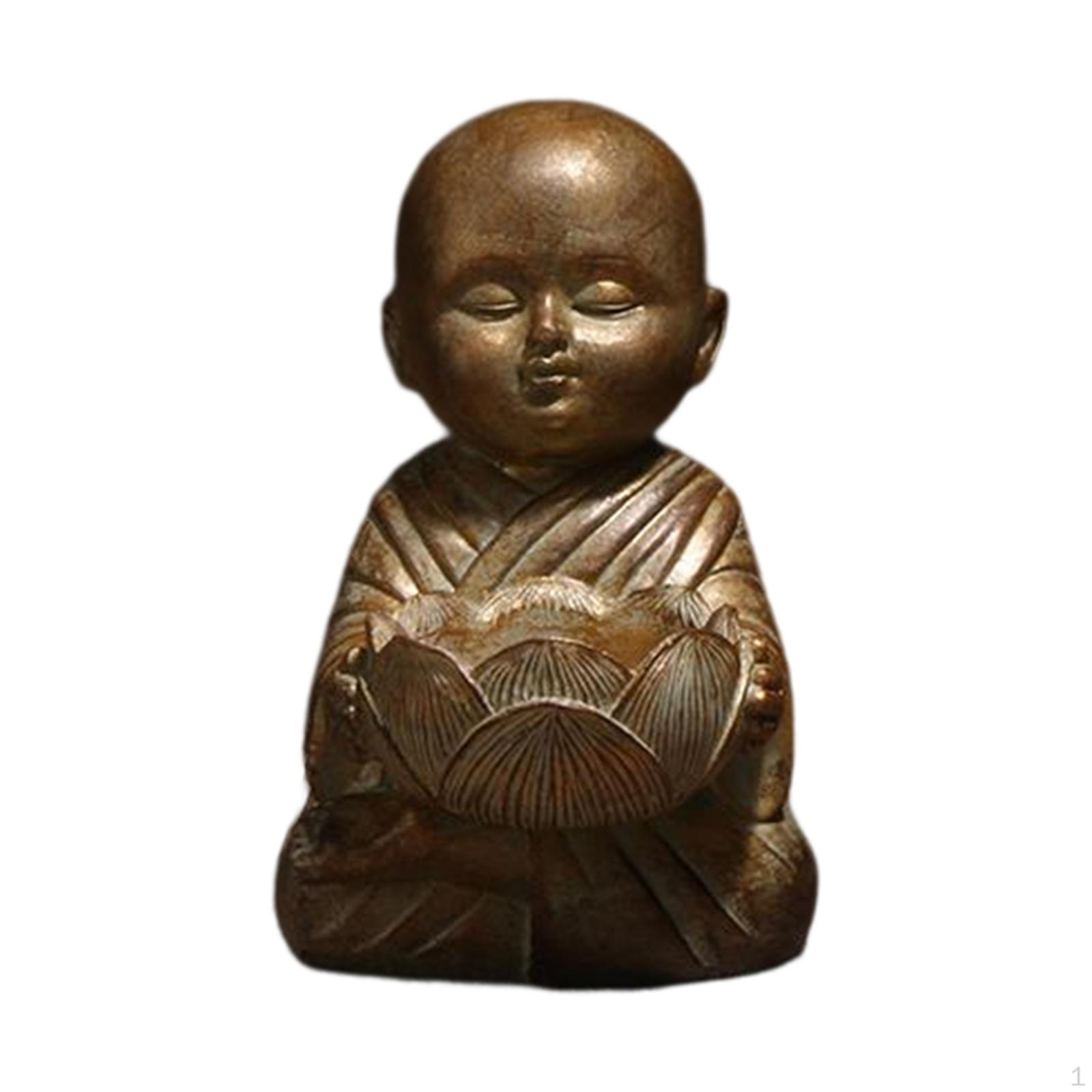 Buddha Monk Candle Holder for Home Decor