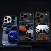 Класичний Автомобіль B-BmwES-s Super Для iPhone 17,16,15,14,13,12,11,Pro,Max,Plus,E,Air,Mini Протиударний Чорний Матовий Жорсткий Бампер Чохол для Телефону