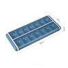 14 Grids Plastic 7-Day Week Pill Organizer Dustproof Moisture-proof Multifunction Fish Oil Vitamin Medicine Box Daily Pill Cases
