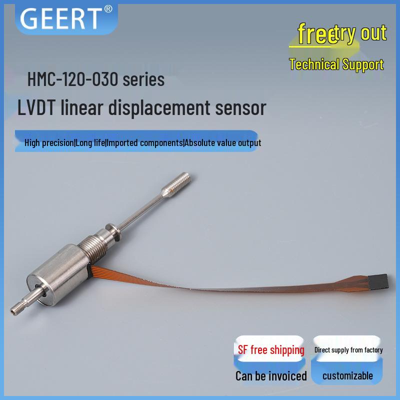 High-Precision LVDT Solenoid Valve Spool Position Sensor