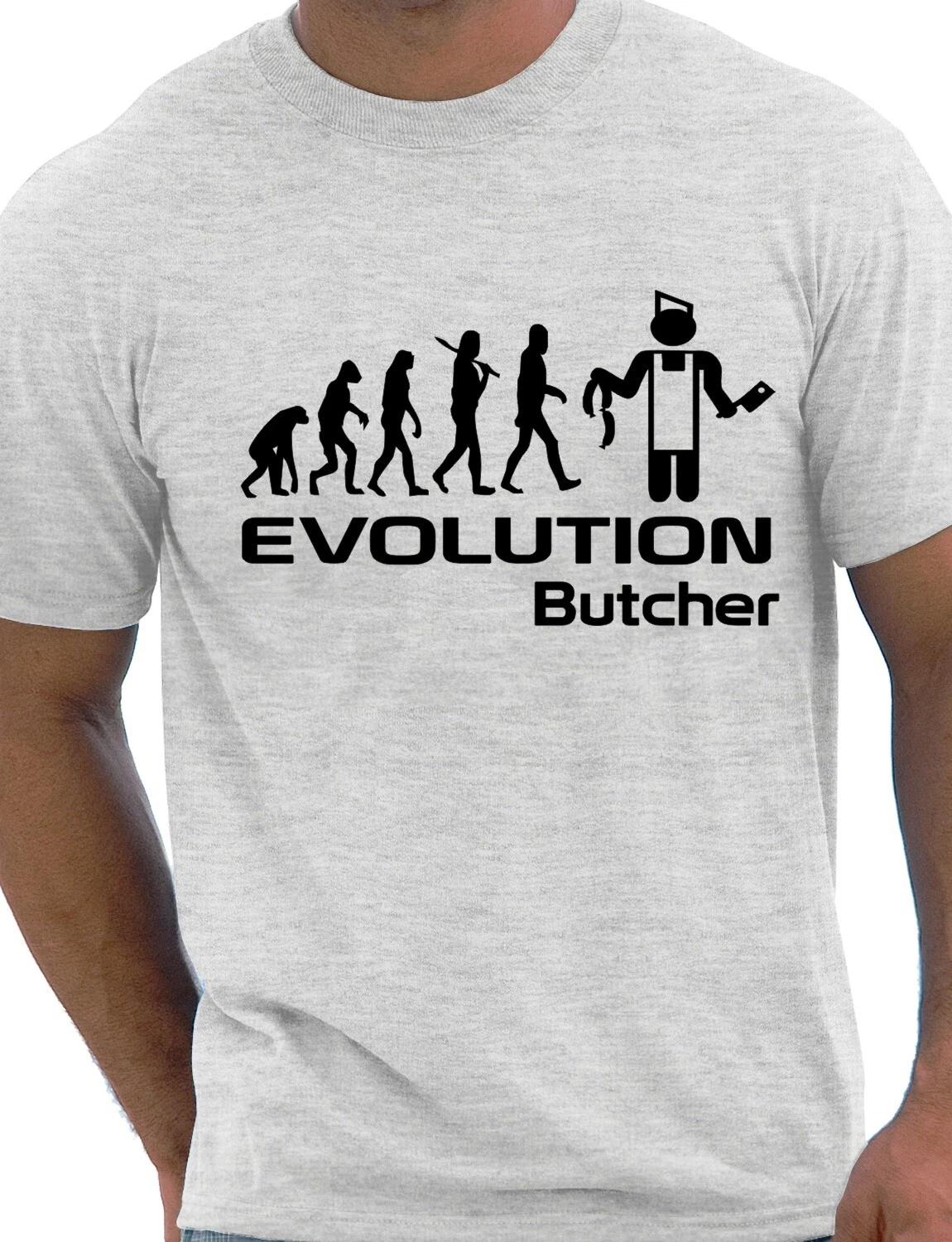 Evolution Of A Butcher Job Work Unisex T-Shirt Size S-XXL 4XL