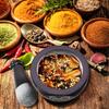 Divit Shilp Mortar and Pestle, Natural Stone Grinder for Spices, Pastes, Herbs, Seasoning etc. (Black with Engraving)