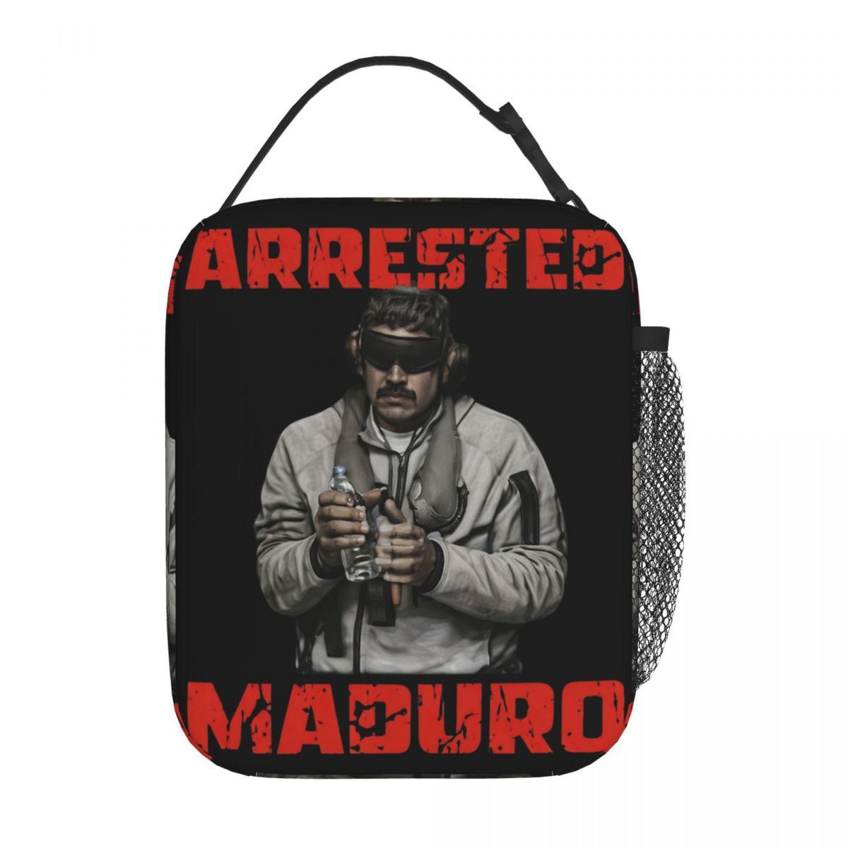 Venezuela Merch Insulated Lunch Bags For Travel Food Storage Bag Portable Thermal Cooler Bento Box One Size