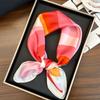 Polka dot silk scarf square scarf high-end new versatile decorative scarf scarf scarf neck cashew flower scarf shawl can be used as a tube top