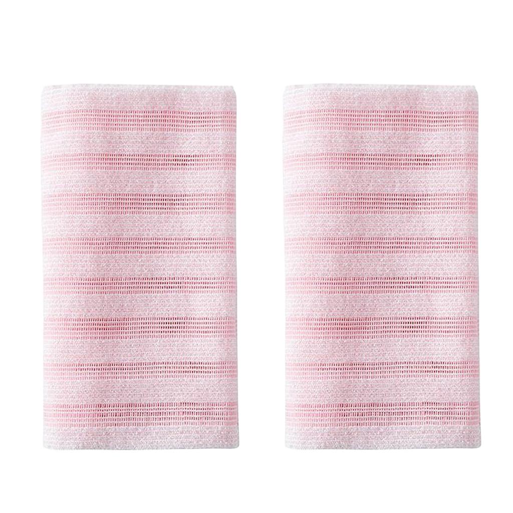 2pack/lot Blissal Shower Scrubber 25 100cm Extra Long Exfoliating Washcloth Exfoliating Shower Towel