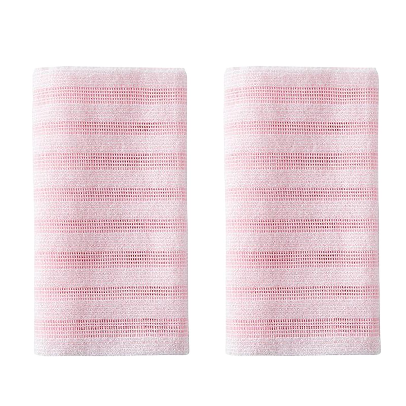 2x Antibacterials Shower 2pieces For Women Shower Loofah Exfoliating For Women 2 Pcs Scrubber Exfoliating Shower