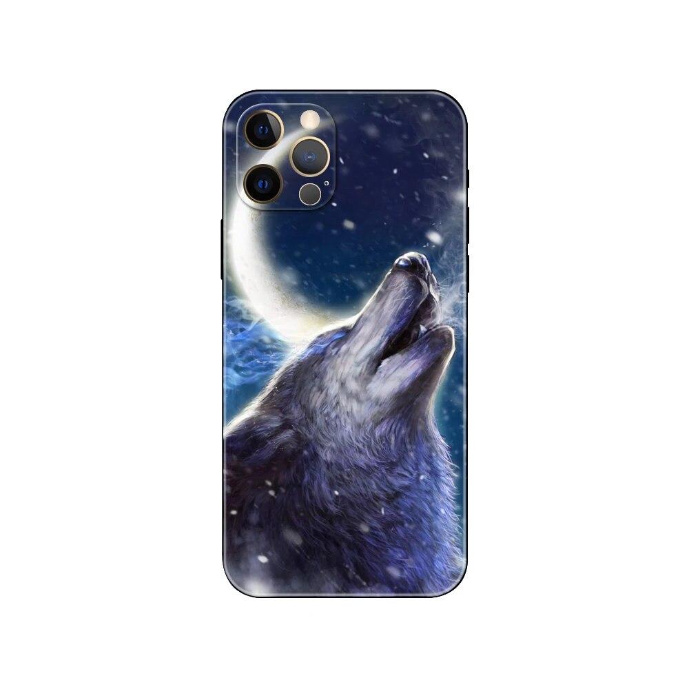 Wolf Handyhülle für iPhone Samsung Galaxy Redmi Xiaomi Oppo OnePlus Note SA 7 8 9 10 11 12 13 14 20 21 22 23 53 54 Pro Max Plus Ultra TPU Soft